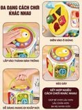  Đồ chơi vận động: Khối lập phương phát nhạc 9in1, 3+ ages, No. 6216 