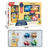  Đồ chơi vận động : Đội xe Poli xây dựng công trình, 3ages+, No. 8338 