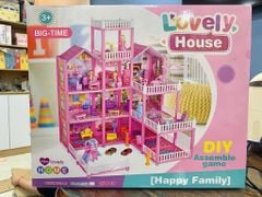  Đồ chơi lắp ráp : Biệt thự búp bê Bigsize No. DSJ589-1 ( 194 chi tiết ) 