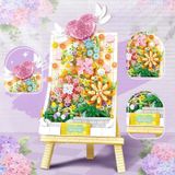  Đồ chơi lắp ráp : bộ xếp hình (mini block) Vườn hoa thơ mộng 1209pcs, 3ages+ No. P1283, P1282 