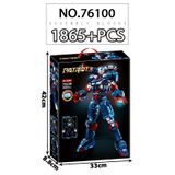  Đồ chơi lắp ráp : Bộ Người sắt ( CODE PATRIOT, MK50 ), 1865pcs , 14+Ages , No. 76099, 76100 