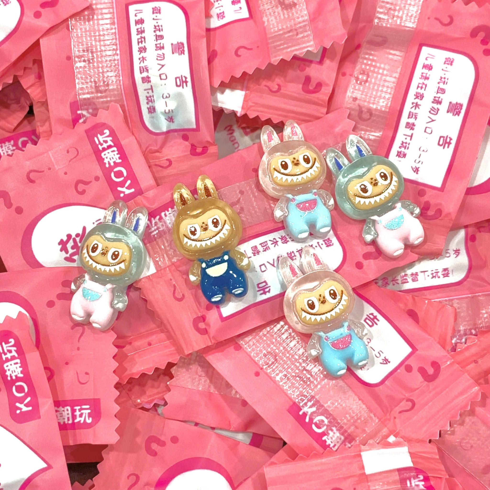  ĐỌC MÔ TẢ_Set 10-20-30 túi mù tự xé các loại charm mini ( Capybara, Labubu, Rùa, Nước giải khát ) 