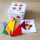  Đồ chơi gỗ : Ghép hình trí tuệ Tangram 0074 No. M-011 