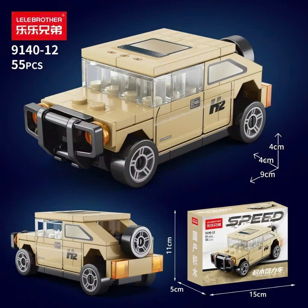  Đồ chơi mô hình : BỘ LẮP RÁP Ô TÔ TỐC ĐỘ - XE DÂY CÓT, 6ages+, No. 9140 