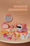  Đồ chơi nhập vai: BABY TRAILER 2in1 (Xe kéo, chuyên gia trang điểm, y khoa ) , 3+ages, No. HY-18,19 