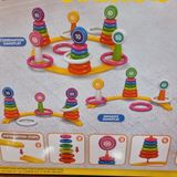  Đồ chơi vận động: bộ ném vòng ghi điểm (Ring Toss Stackng Game) , 3ages+, No. 9558 