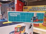  Đồ chơi vận động : Tàu lửa sắp đặt domino tự động (Domino train) No. X007-1 3Ages+ (dùng pin) 