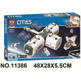  Đồ chơi lắp ráp: Mô hình CITES Trạm vũ trụ không gian,  436pcs, 6+ Ages, No. 11386 