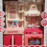 Đồ chơi nhập vai: Tủ bếp Delicious Kitchen (Món ngon mỗi ngày) phát triển kỹ năng thực hành cho bé, 3ages+, model B2 - 1 (dùng pin) 