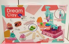  Đồ chơi nhập vai : Hộp đất nặn INBEALY khuôn làm kem, bánh, máy tạo nước ép, 3ages+, No. 677-1 