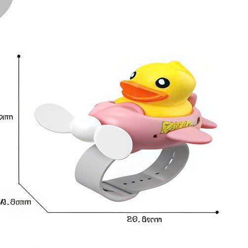  Quạt Mini Đeo Cổ Tay hình Vịt, Phi Hành Gia, Con Hổ No. BJJ968-1,2,3 