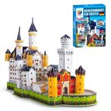  Mô Hình Giấy 3D Magic Puzzle: Lâu Đài Neuschwanstein [109 Chi Tiết] 