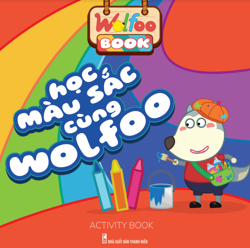  Wolfoo book - Học màu sắc cùng Wolfoo 