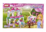  Lắp ráp Lego  Công Chúa Đi Chơi 183 mảnh GUDI 