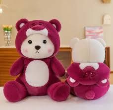  Gấu Bông Lena Đội Mũ Lotso Đáng Yêu Cho Bé Cao Cấp  size L 