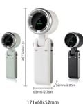  Quạt cầm tay Turbo tốc độ cao (Handheld Fan) kết hợp chân đế để bàn tiện lợi, dung lượng cao 3600 mAh, Model: 607 