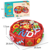  Đồ chơi lắp ráp : hộp quà bánh mứt (Mâm cổ) ngày Tết sum vầy CANDY BOX 2388 pcs 6Ages+ No. 778 
