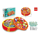  Đồ chơi lắp ráp : hộp quà bánh mứt (Mâm cổ) ngày Tết sum vầy CANDY BOX 2388 pcs 6Ages+ No. 778 