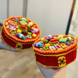  Đồ chơi lắp ráp : hộp quà bánh mứt (Mâm cổ) ngày Tết sum vầy CANDY BOX 2388 pcs 6Ages+ No. 778 