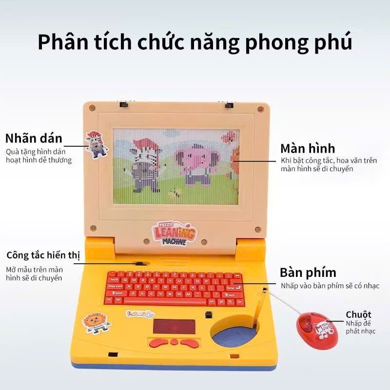  Đồ chơi giáo dục : Máy Tính Đồ Chơi Thông Minh Learning Machine Cho Bé , 3+ages, No. HQ2236 