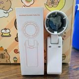  Quạt cầm tay Turbo tốc độ cao (Handheld Fan) kết hợp chân đế để bàn tiện lợi, dung lượng cao 3600 mAh, Model: 607 