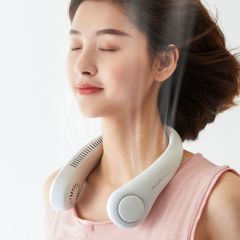  Đồ dùng văn phòng: Quạt đeo cổ tiện lợi (Bladeless Neck Cooler), dùng sạc USB; Model A18 