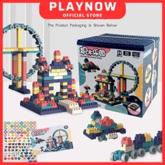  Đồ chơi giáo dục:  bộ lắp ráp 520 chi tiết (Building Block Park) 3Ages+ No.11037 