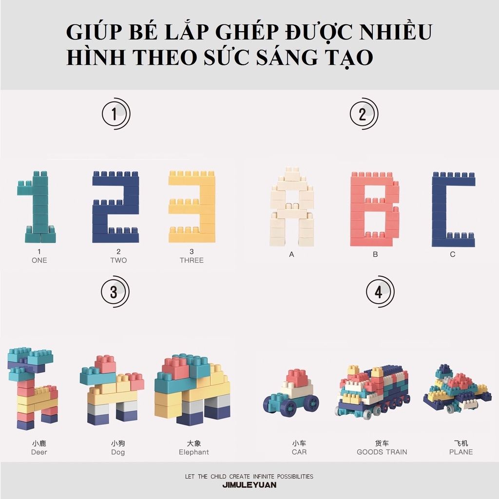  SOCCON Đồ chơi giáo dục:  bộ lắp ráp 520 chi tiết (Building Block Park) 3Ages+ No. 