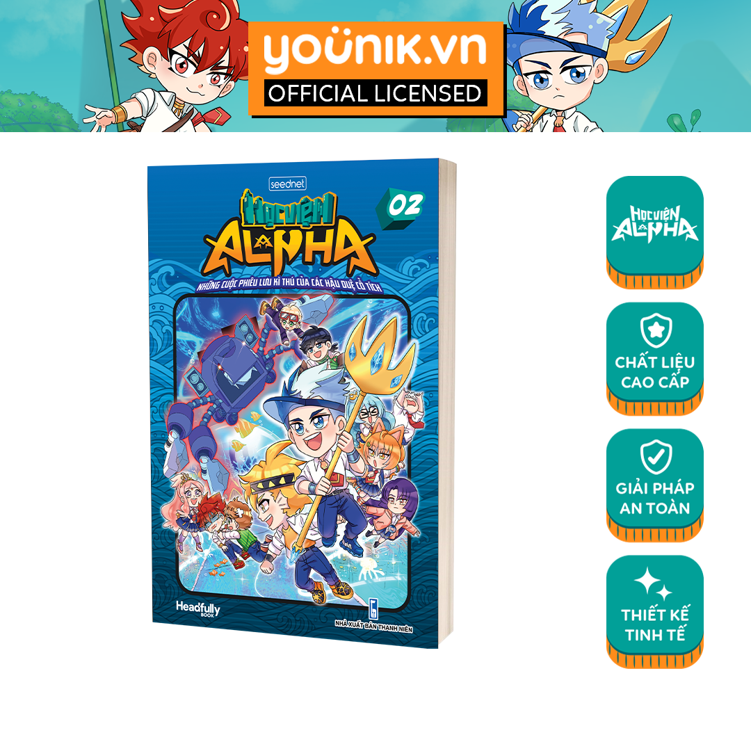  Truyện Học viện Alpha - Tập 2 (có kèm quà tặng) 