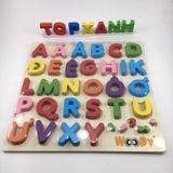  Đồ chơi gỗ : Bảng Chữ Cái Tiếng việt Bằng Gỗ 93372 
