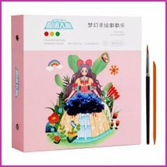  Sổ tay thiết kế thời trang kèm tô màu cho bé Mẫu Công chúa No. CMDN-3305 