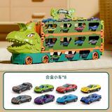  Xe tải khủng long 2in1 biến hình đường trượt 2,1m JP588-5 