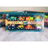  Đồ chơi vận động : Set 8 xe ô tô Poli mã BJ660 