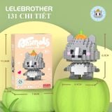  Đồ chơi mô hình : Bộ lắp ráp mini các mẫu động vật, 6ages+, No. W1502 