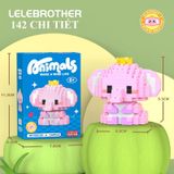  Đồ chơi mô hình : Bộ lắp ráp mini các mẫu động vật, 6ages+, No. W1502 