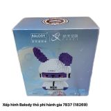  Đồ chơi lắp ghép: Xếp hình Balody - Chú Thỏ Phi Hành Gia (940 miếng ghép) - 7837 