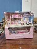  Hộp đồ chơi ngôi nhà của thỏ phòng ngủ -bàn trang điểm NO.6638 