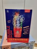  Đồ chơi vận động : Máy tạo bong bóng tự động vui Tết (kèm câu Chúc Xuân), dùng pin 6Ages+ No.828-3 