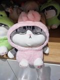  [SOCCON] Gấu bông _Mèo đại ca đội nón size M 