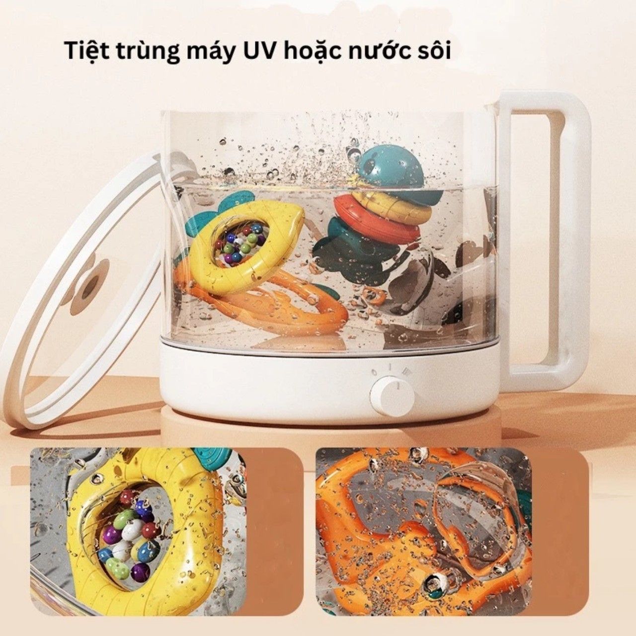  Đồ chơi trẻ em : Bộ vali kéo 10 phụ kiện xúc xắc gặm nướu vali kéo ngộ nghĩnh, phù hợp cho bé trên 3 tháng tuổi No. 6661-3 