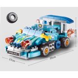  Đồ chơi lắp ráp FEELO : Bộ xếp khối xe đua sáng tạo(Variety racing car), 182pcs, No. FL1683 