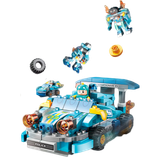  Đồ chơi lắp ráp FEELO : Bộ xếp khối xe đua sáng tạo(Variety racing car), 182pcs, No. FL1683 