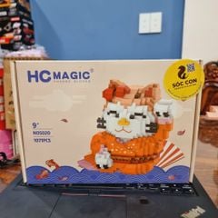  Đồ chơi lắp ráp: bộ xếp hình Mèo Thần Tài may mắn (kèm Câu chúc ) 1071pcs, 9ages+, Model 5016, 5020, 5019 