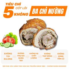 Combo Giò Chả 1kg + Ba Chỉ Cuộn Nướng Giòn 0.5kg – Giao Nóng Trong Ngày, Tiết Kiệm 157K