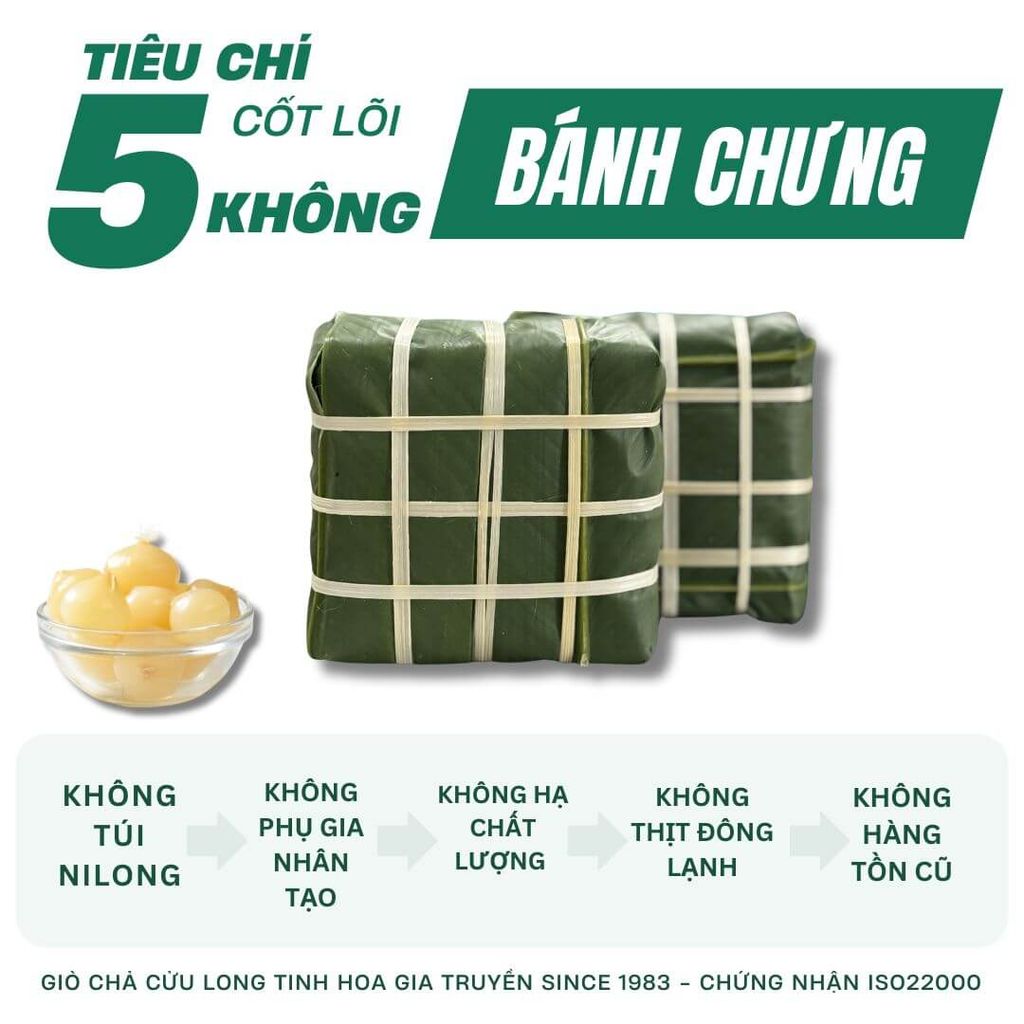 Combo Bánh Chưng + Giò Chả 1kg – Giao Nóng Trong Ngày, Tiết Kiệm