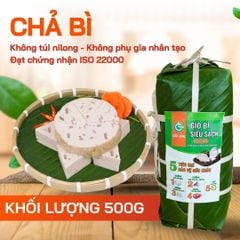 Combo Giò Chả Sạch – 1kg Chả Lụa + 0.5kg Chả Nướng + 0.5kg Chả Bì, Giao Nóng Trong Ngày