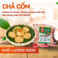 Combo Giò Chả Sạch – 1kg Chả Lụa + 0.5kg Chả Cốm + 0.5kg Chả Nướng, Giao Nóng Trong Ngày