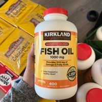  Dầu cá Fish oil Kirland 400 viên 