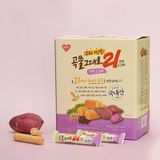  Bánh Cuộn Giòn Dinh Dưỡng 21 loại Ngũ Cốc vị khoai lang tím Hàn Quốc Nhập Khẩu Chính Hãng 