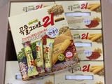  Bánh Cuộn Giòn 21 Vị Ngũ Cốc Nhân Phô Mai Hàn Quốc Nhập Khẩu Chính Hãng 